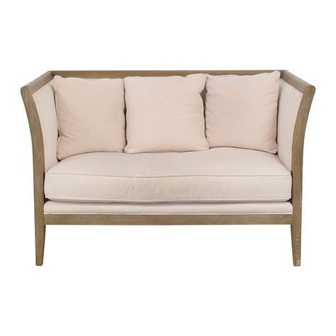 four hands fabric love seat metal legs|Four Hands Couch .